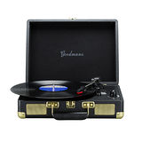 Goodmans Ealing Turntable 英國手提箱黑膠唱片機 - 黑色