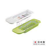 日本進口多功能廚房水槽瀝水架(白/綠 顏色隨機) SAN-D5360