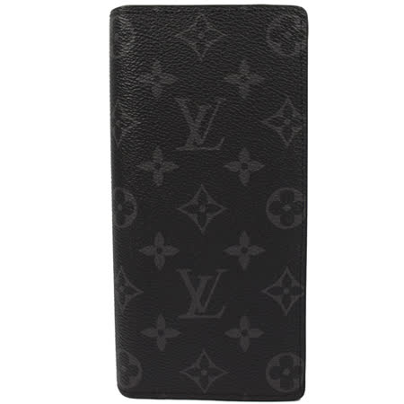 Louis Vuitton LV M61697 Brazza 黑經典花紋雙折零錢長夾 現貨