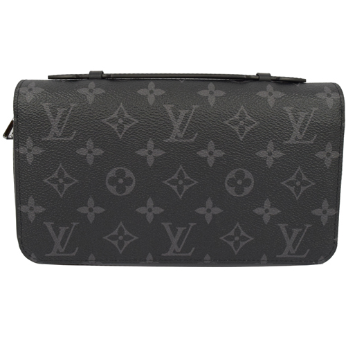 Louis Vuitton LV M61698 Zippy XL 黑經典花紋護照手機長夾 現貨