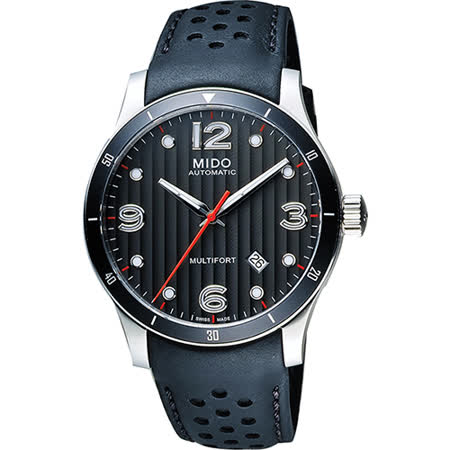 MIDO Multifort 先鋒系列時尚機械腕錶-鐵灰/42mm M0254071606100
