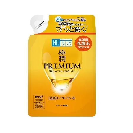 日本ROHTO金極潤特濃保濕化妝水(補充包)170ml