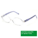 BENETTON 班尼頓 專業兒童眼鏡造型圓框設計系列(黃/藍 BB017-01/02)
