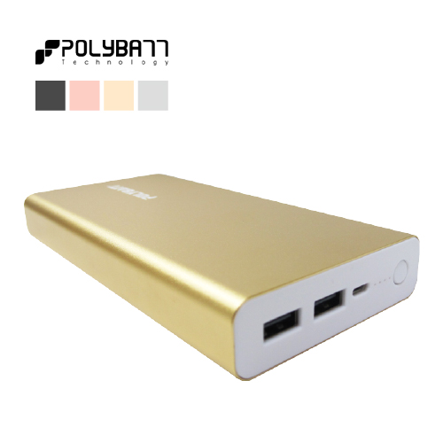 POLYBATT 24000 mAh大容量
 鋁合金行動電源