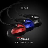 NuForce HEM4 動鐵單元監聽式耳機 (酒紅色/靛藍色/黑墨色)