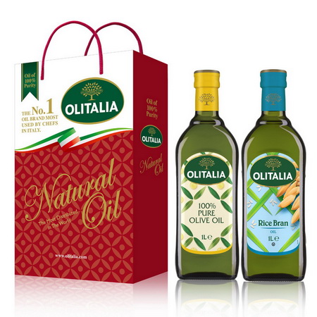 Olitalia奧利塔純橄欖油+玄米油禮盒組