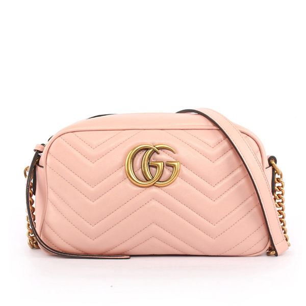 GUCCI
小牛皮肩背/斜背包(粉)