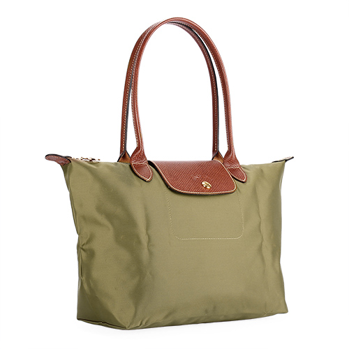 longchamp 长提把小型水饺包-卡其色