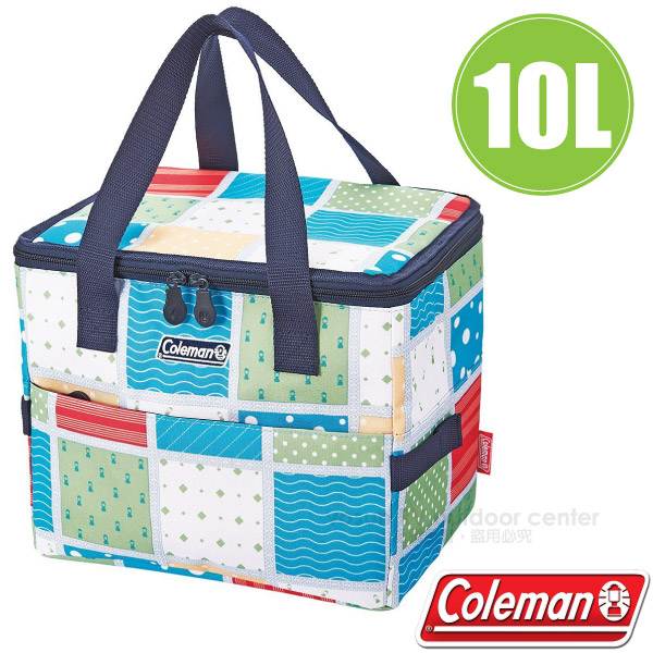 【美國 Coleman】野餐保冷袋10L .保冰袋.保溫袋.野餐盒.便當袋.午餐袋.露營行動冰桶.保冷箱/聚會.露營野餐_CM-27227 薄荷藍