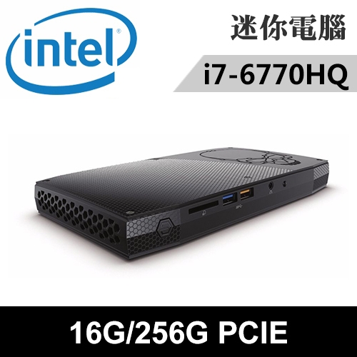 Intel NUC6I7KYK1-16256N 特仕版 迷你電腦(i7-6770HQ/16G/256G PCIE)