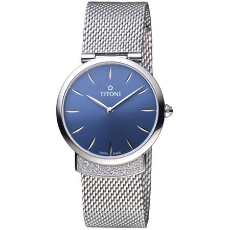 TITONI MADEMOISELLE優雅伊人系列米蘭錶帶腕錶 TQ42912S-590