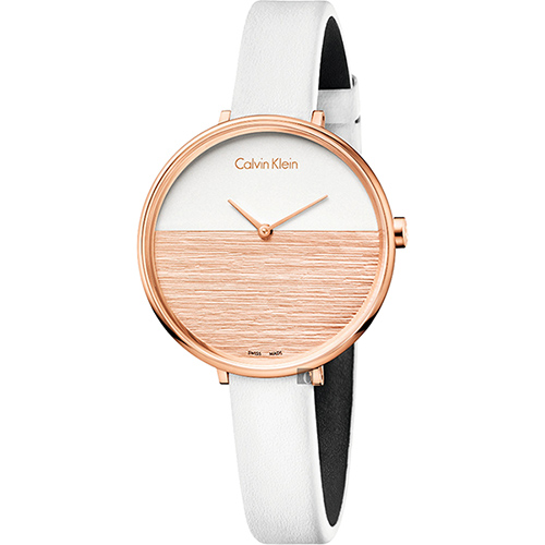 Calvin Klein CK Rise 晨曦地平線雙色腕錶-玫瑰金/38mm K7A236LH