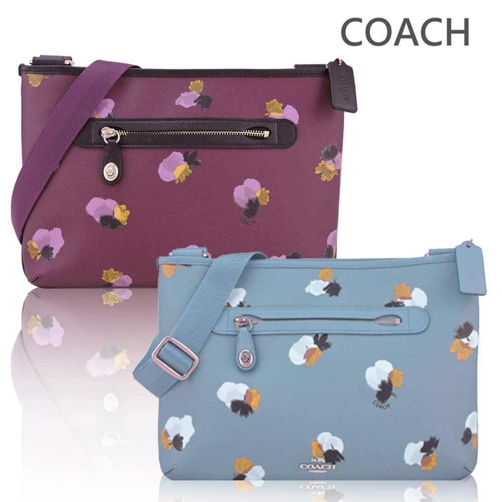 COACH 馬車印花防刮斜背包(2色選)