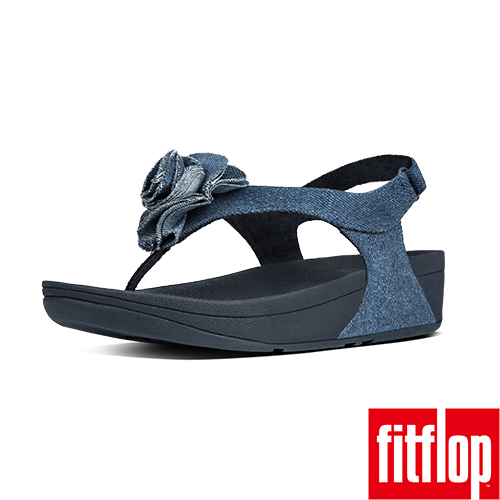 FitFlop™-(女款)FLORRIE™ PATENT BACK-STRAP-丹寧