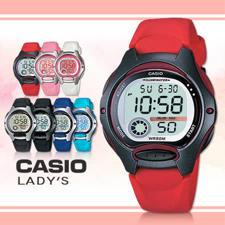【CASIO 卡西歐】造型小巧、可愛甜美/學生必備電子錶(LW-200-4A)