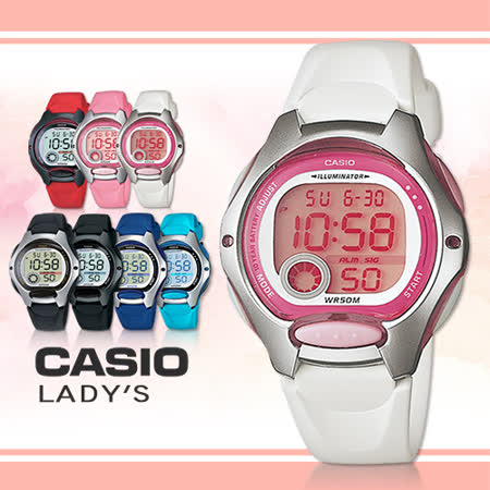 【CASIO 卡西歐】造型小巧、可愛甜美/學生必備電子錶(LW-200-7A)