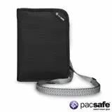 Pacsafe RFIDSAFE V150 防盜頸掛式護照皮夾(黑色)