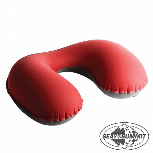 SEATOSUMMIT 20D 超輕量U型充氣頸枕(紅色)