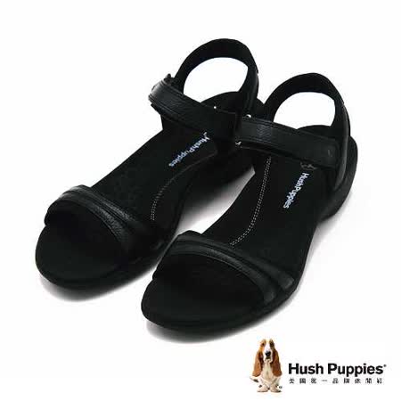 Hush Puppies Athos系列一字帶涼鞋 女鞋-黑(另有橘、深藍)