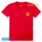 【hilltop山頂鳥】童款Zlsofit吸濕排汗上衣S04C08天堂粉