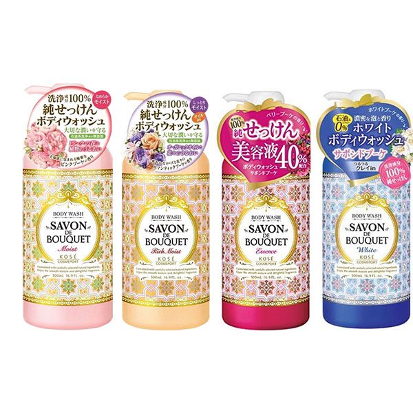 (任選2入)日本Kose高絲 美肌保濕沐浴乳500ML