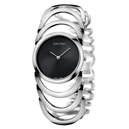 瑞士 Calvin Klein 設計手環式女錶 (K4G23121)