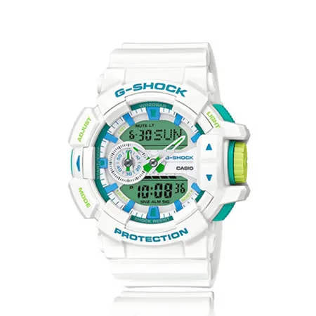 CASIO 卡西歐 G-SHOCK 夏日清新運動錶 GA-400WG-7A