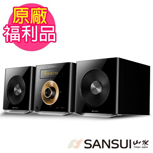 福利品-山水SANSUI 數位式藍芽/USB/CD/FM床頭音響組 MS-616