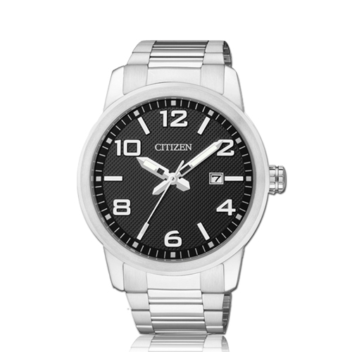 CITIZEN 星辰 簡約時尚不鏽鋼腕錶 BI1028-55E