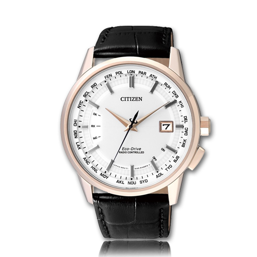 CITIZEN 星辰 經典光動能萬年曆電波腕錶 CB0153-13A