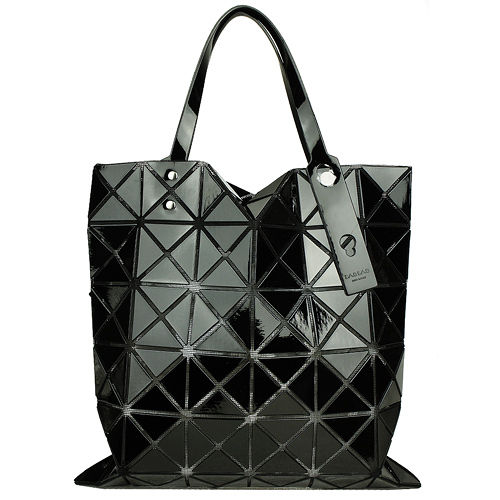 ISSEY MIYAKE 三宅一生BAOBAO幾何透光方格6x6手提包(黑)
