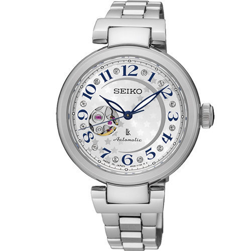 SEIKO 精工 LUKIA 星光記憶 (SSA828J1) 不鏽鋼機械腕錶/34mm/4R38-01L0S