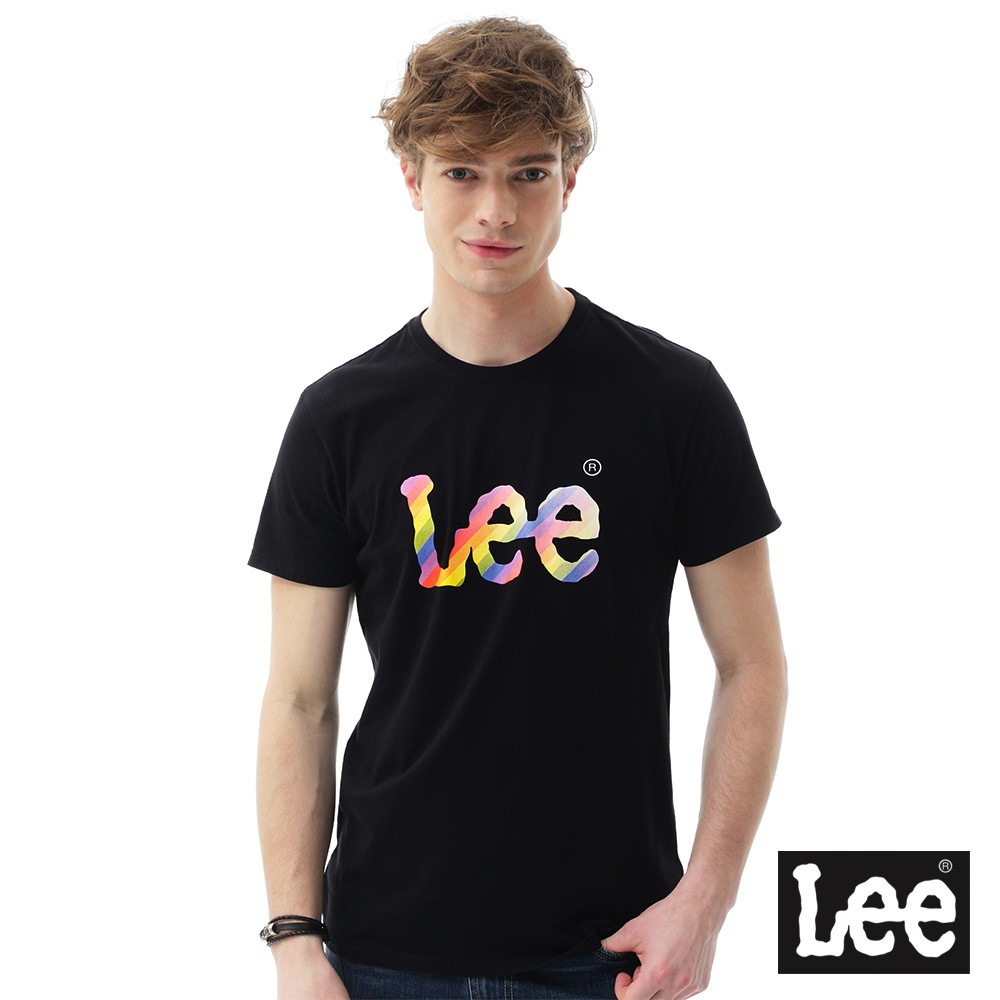Lee 短袖T恤 彩虹
logo印刷短袖圓領TEE/RG