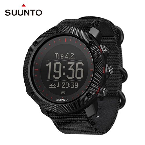 SUUNTO Traverse Alpha專為狩獵、釣魚、征服叢林野外的GPS腕錶【潛行黑 紅刻版】