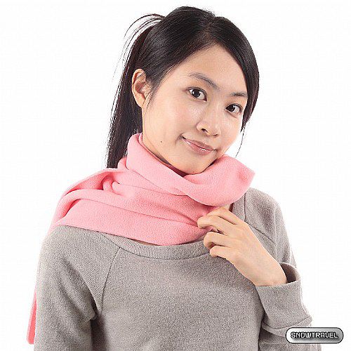 [SNOW TRAVEL] POLARTEC透氣保暖圍巾 (粉紅)