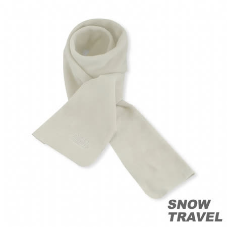[SNOW TRAVEL] POLARTEC透氣保暖圍巾 (白色)