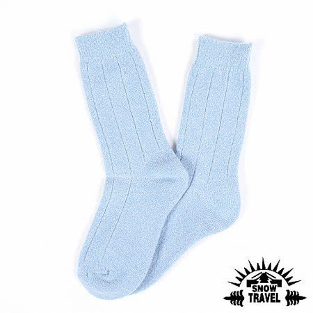 [SNOW TRAVEL] 高品質保暖羊毛襪 (淺藍) 3入