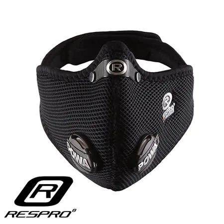 英國 RESPRO ULTRALIGHT 極輕透氣防護口罩( 黑色 )