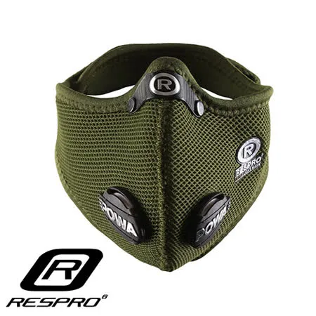 英國 RESPRO ULTRALIGHT 極輕透氣防護口罩( 綠色 )