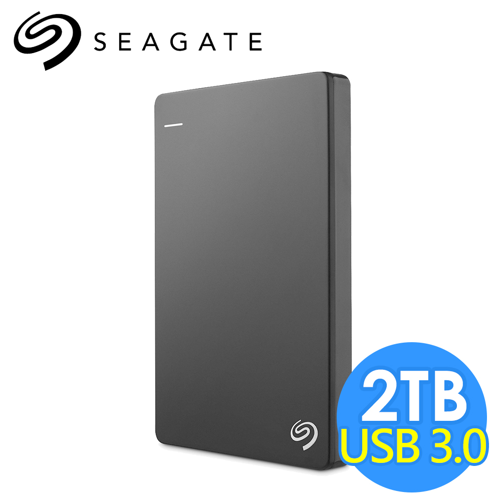 希捷 Seagate Backup Plus Slim 2TB 2.5吋行動硬碟 STDR2000300 黑色