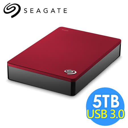 希捷 Seagate Backup Plus Portable 5TB 2.5吋行動硬碟 STDR5000303 紅色