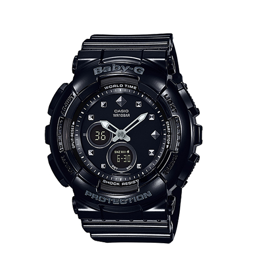 CASIO 卡西歐 BABY-G 帥氣雙顯型運動女錶 BA-125-1A