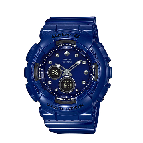 CASIO 卡西歐 BABY-G 帥氣雙顯型運動女錶 BA-125-2A