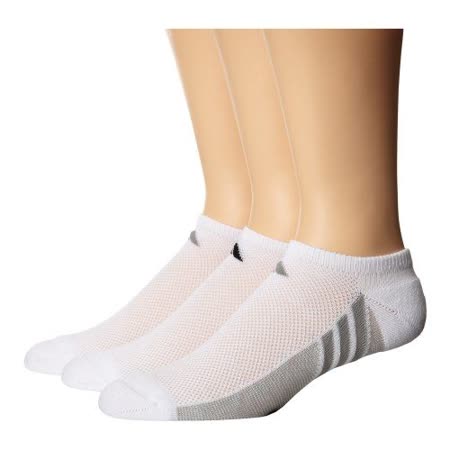 【Adidas】2017女時尚Climacool隱形白色短襪3入組【預購】