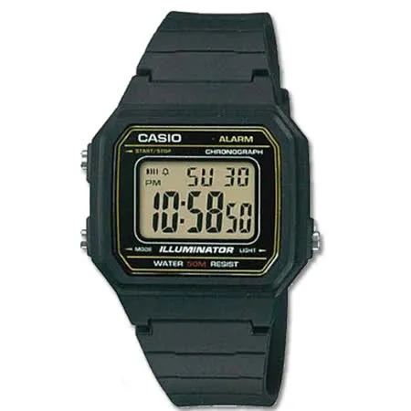 CASIO 卡西歐 復古造型電子錶 W-217H-9A