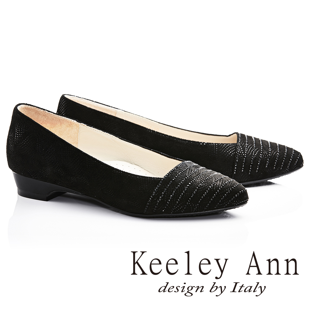 Keeley Ann
全真皮尖頭低跟鞋