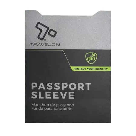 《TRAVELON》RFID防護護照套(灰) | RFID防盜 護照保護套 護照包 多功能收納包