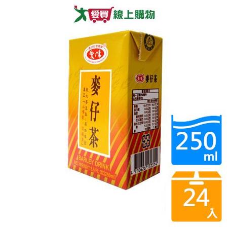 愛之味麥仔茶(微甜)250ml x24入