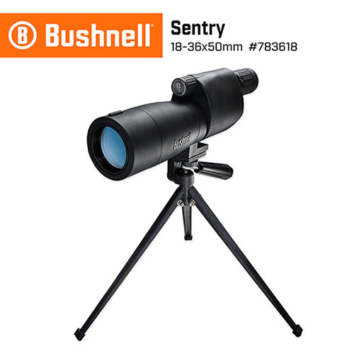 美國 Bushnell 倍視能 Sentry 看守者 18-36x50mm 防水賞鳥型單筒望遠鏡 783618 (公司貨)