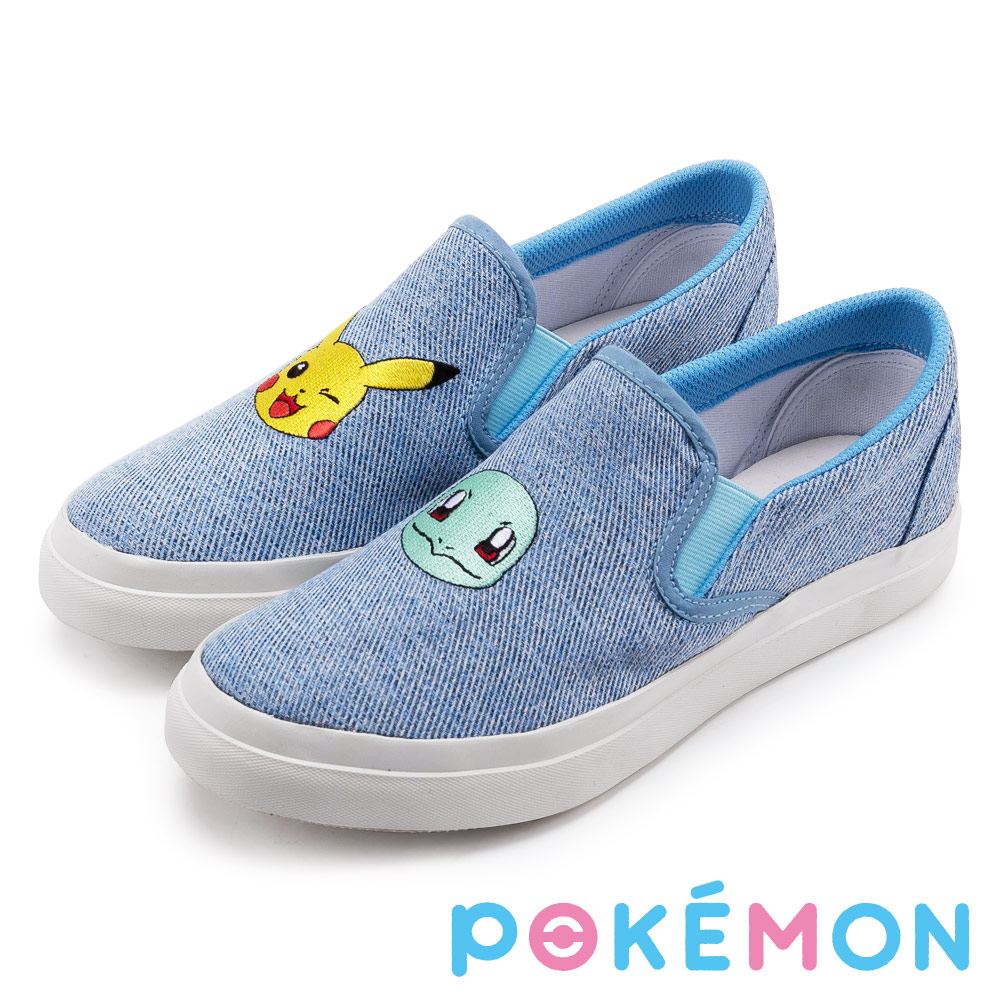 Pokémon 
不對稱電繡休閒懶人鞋
